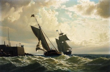 William Bradford Painting - Making Harbor William Bradford